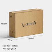 Upgrade Cream Cloud Double Folding Sofa Bed with Storage