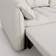 Cloud Elephant Ears Folding Corner Sofa Bed with Storage