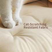 Solid Wood Folding Sofa Bed with Sleeper Chaise