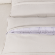 Creamy Tofu Block Pullout Sofa Bed with Storage