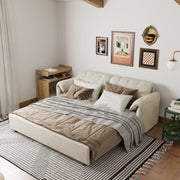 Cloud Elephant Ears Folding Corner Sofa Bed with Storage