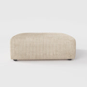 Corduroy Modular Wide Seat Chaise Sofa Block