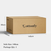 Corduroy Modular Wide Seat Chaise Sofa Block