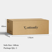 Corduroy Modular Wide Seat Chaise Sofa Block