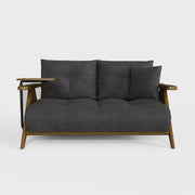 Foldable Matte Fabric Solid Wood 3 Mode Sofa Bed