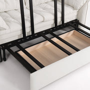 Cloud Elephant Ears Folding Corner Sofa Bed with Storage