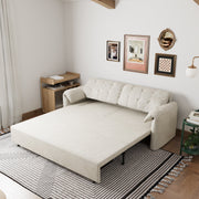 Cloud Elephant Ears Folding Corner Sofa Bed with Storage